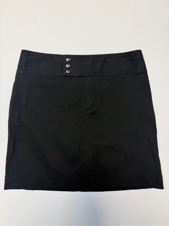 Banana Republic Dresses & Skirts - VTG Banana Republic Stretch Black Skirt with Snap Waist